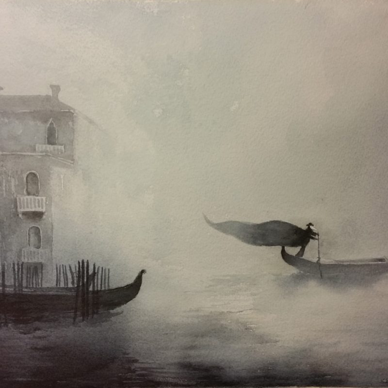 acquerello cm 32 x 50 
su carta Arches