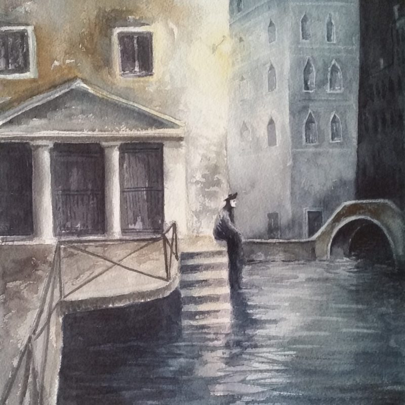Acquerello su carta Arches 51 x 33